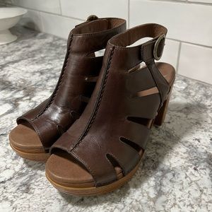 DANSKO Demetra Brown Platform Sandals